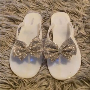 Aldo jelly flat thong sandals